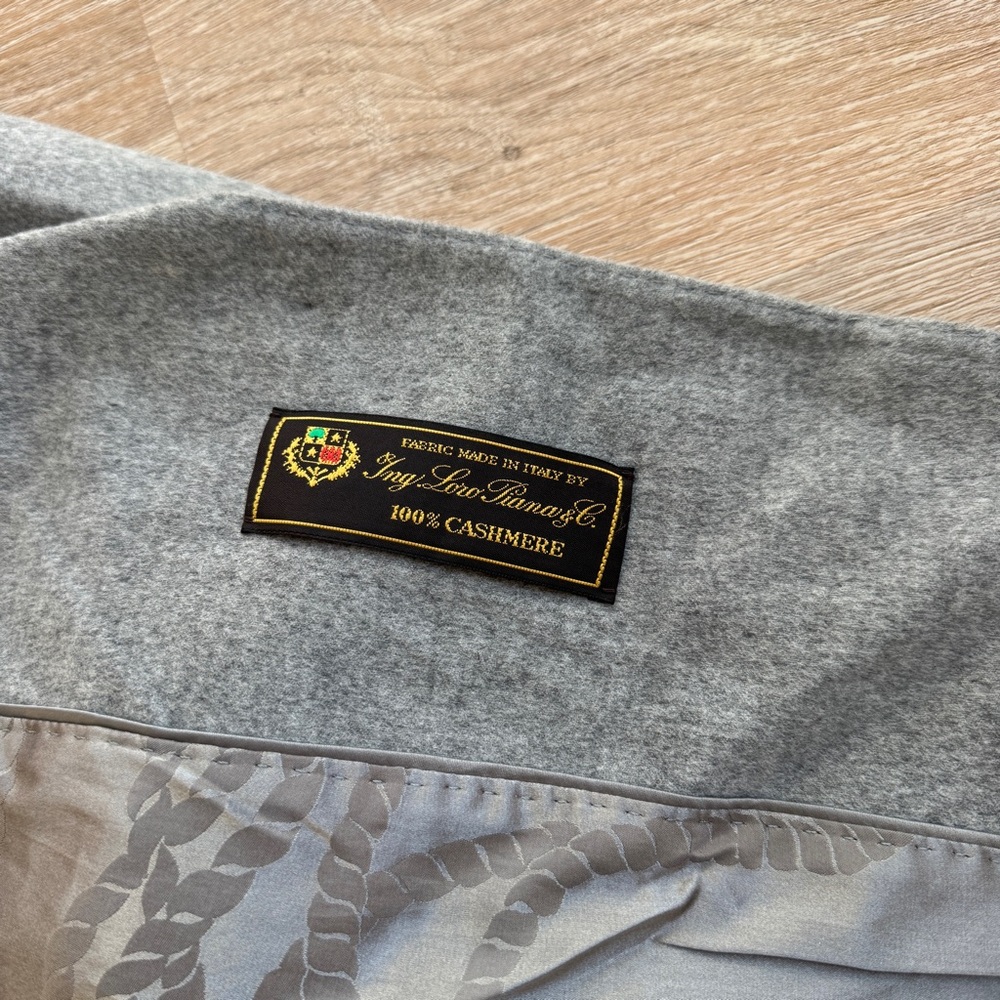 Lafayette 148 NWT 100% cashmere melange single button blazer L nickel - Picture 7 of 9